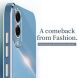 Захисний чохол XINLI Porcelain Design для Samsung Galaxy S25 Edge (S937) - Cyan (377564C). Фото 5 з 6