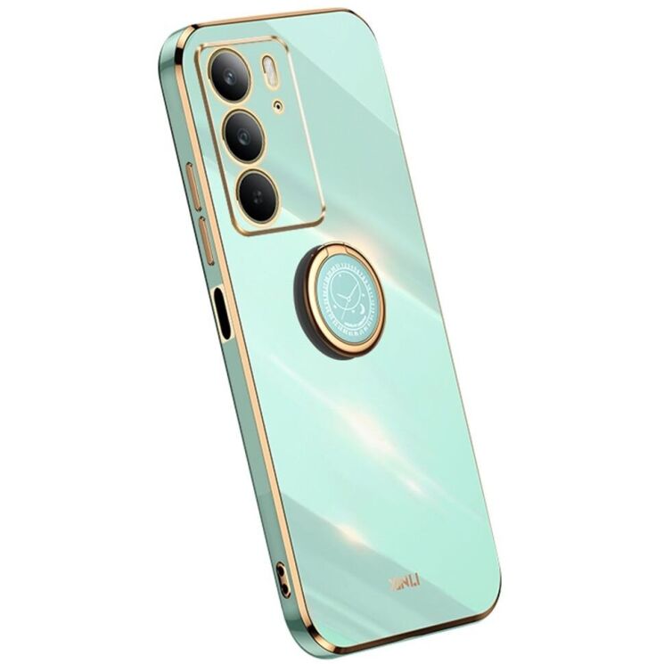 Захисний чохол XINLI Porcelain Magnetic для Realme C75 - Cyan: фото 1 з 7
