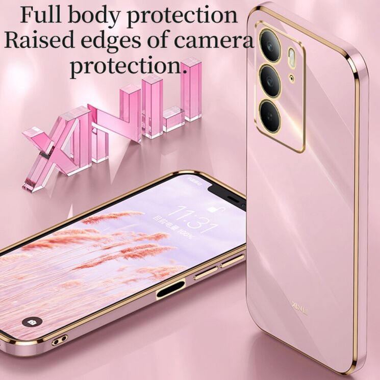 Защитный чехол XINLI Porcelain Magnetic для Realme C75 - Black: фото 5 из 7