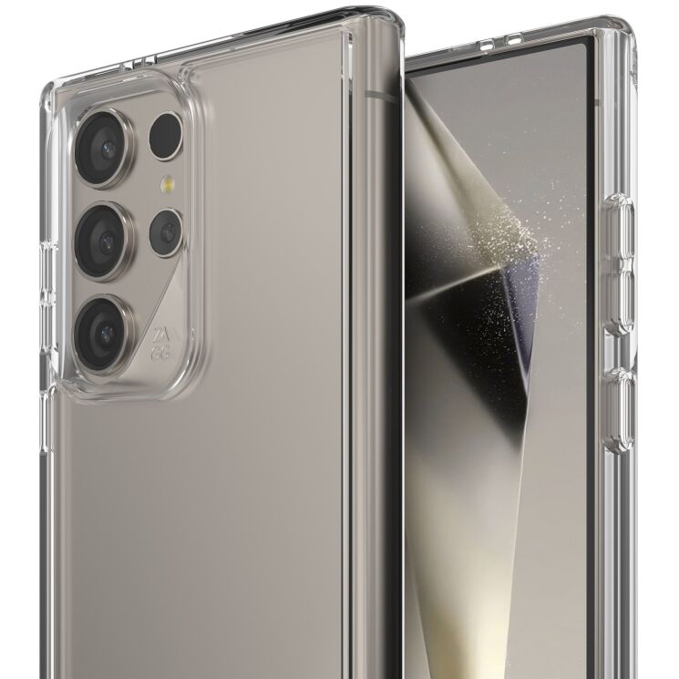 Захисний чохол Zagg Gear4 Crystal Palace with Kickstand для Samsung Galaxy S24 Ultra (S928) 702314092 - Clear: фото 4 з 8
