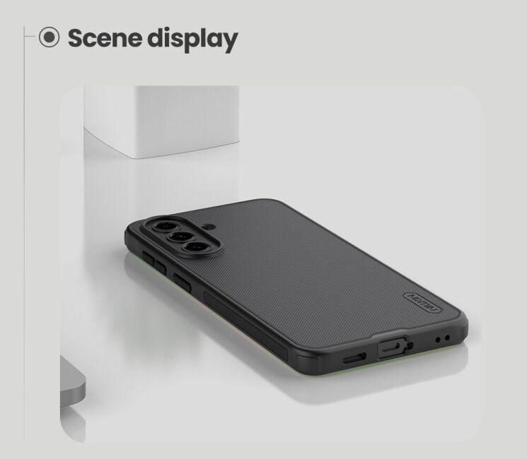 Защитный (PC+TPU) чехол NILLKIN Frosted Shield Pro Magnetic для Samsung Galaxy A57 (A576) - Black: фото 18 из 19