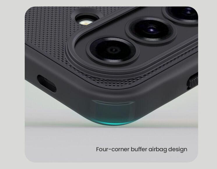 Защитный (PC+TPU) чехол NILLKIN Frosted Shield Pro Magnetic для Samsung Galaxy A57 (A576) - Black: фото 10 из 19