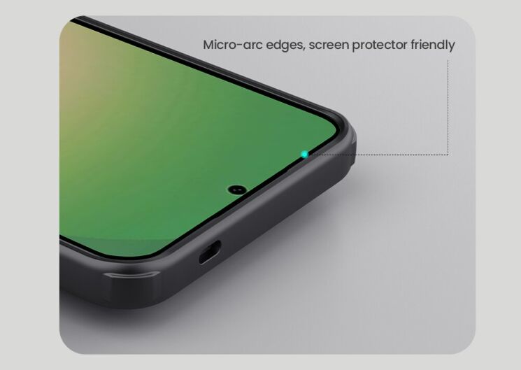 Защитный (PC+TPU) чехол NILLKIN Frosted Shield Pro Magnetic для Samsung Galaxy A57 (A576) - Black: фото 16 из 19