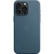 Оригинальный чехол FineWoven MagSafe для Apple iPhone 15 Pro Max (MT4Y3) - Pacific Blue (349618L). Фото 1 из 10