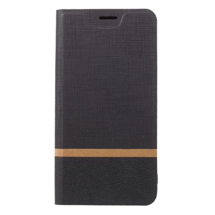 Чехол-книжка Deexe Lines Texture для ASUS Zenfone 5 (ZE620KL) / 5Z (ZS620KL) - Black: фото 1 из 6