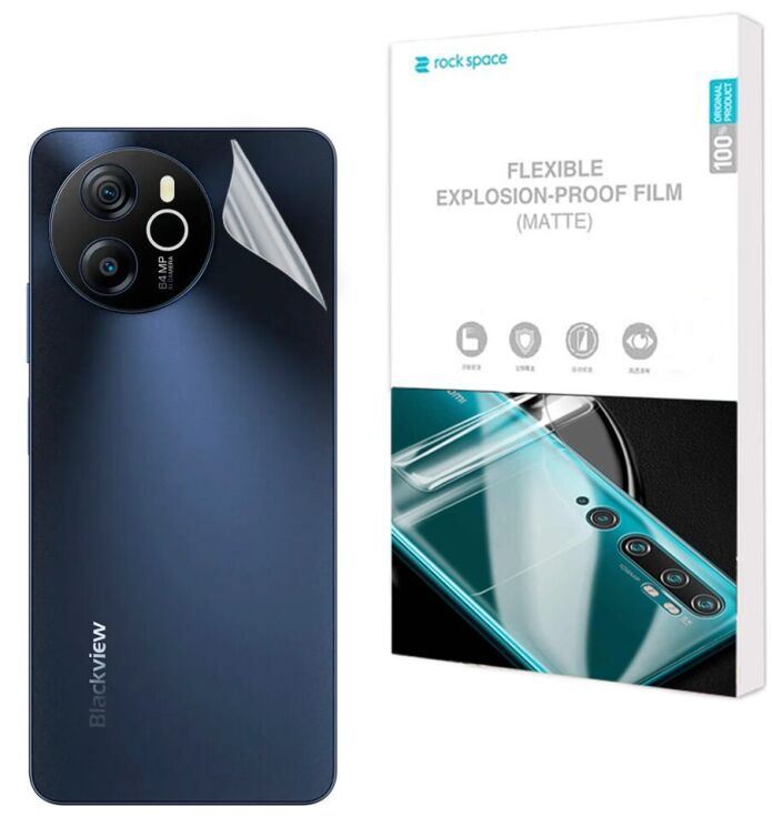Антиблікова плівка на задню панель RockSpace Matte для BlackView Shark 8: фото 1 з 9