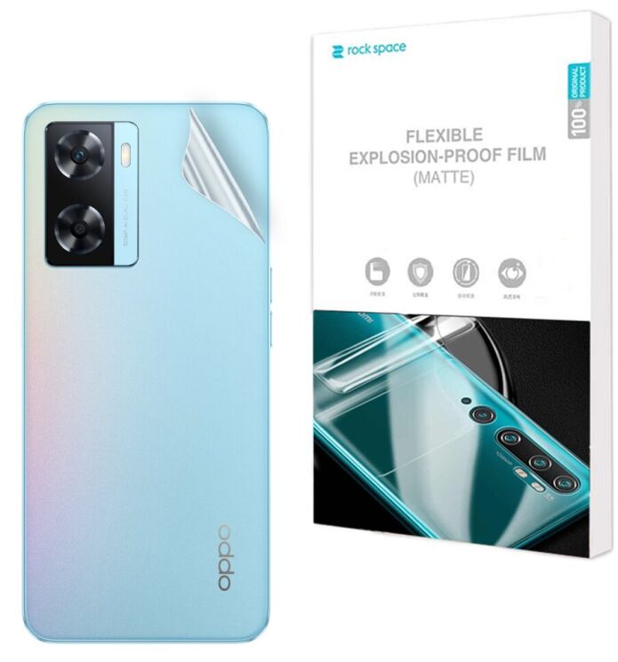 Антиблікова плівка на задню панель RockSpace Explosion-Proof Matte для OPPO A57s: фото 1 з 9