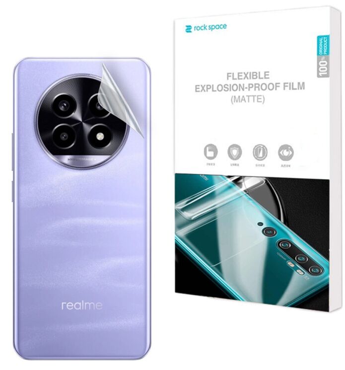 Антиблікова плівка на задню панель RockSpace Explosion-Proof Matte для Realme 13 Pro: фото 1 з 9