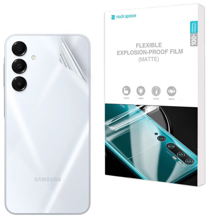 Антиблікова плівка на задню панель RockSpace Explosion-Proof Matte для Samsung Galaxy A16 (A165): фото 1 з 9