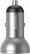 Автомобильное зарядное устройство BASEUS Digital Display (2xUSB,4.8A) CCBX-0S - Silver (923137S). Фото 2 из 16