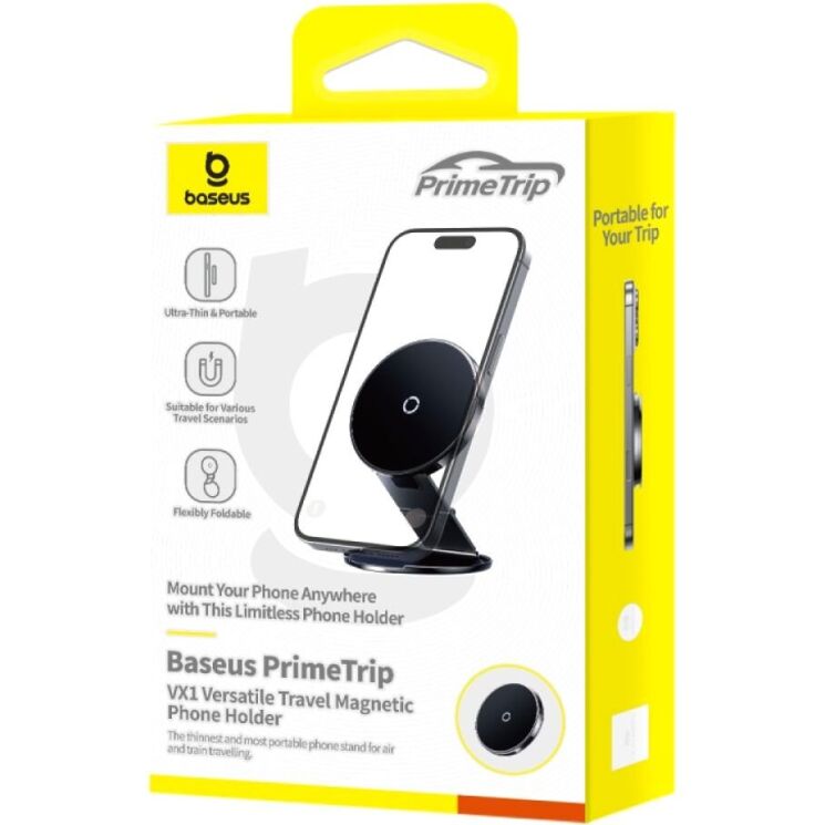 Магнітний тримач Baseus PrimeTrip VX1 (C4016900C123-00) - Black (982193B) Магнітний тримач Baseus PrimeTrip VX1 (C4016900C123-00) - Black: фото 7 з 18