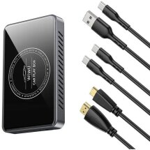 Беспроводной автомобильный адаптер WIWU Wi-CP004 Play Box Car Wireless CarPlay (iOS + Android) - Black: фото 1 из 8