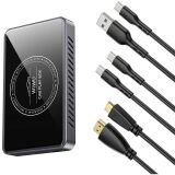 Беспроводной автомобильный адаптер WIWU Wi-CP004 Play Box Car Wireless CarPlay (iOS + Android) - Black: фото 1 из 8