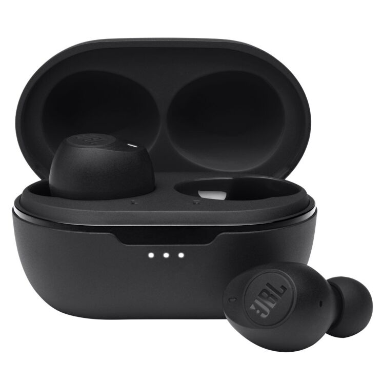 Беспроводные наушники JBL TUNE 115TWS (JBLT115TWSBLK) - Black (400041B) Беспроводные наушники JBL TUNE 115TWS (JBLT115TWSBLK) - Black: фото 1 из 9