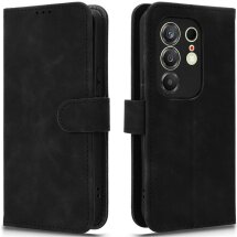 Чохол Deexe Classic Wallet для TECNO Camon 50 - Black: фото 1 з 7