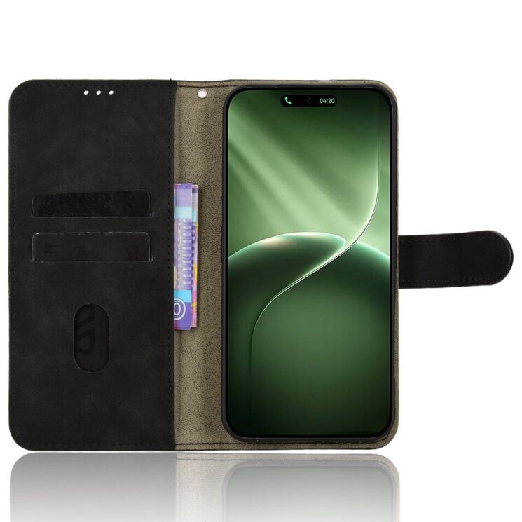 Чохол Deexe Classic Wallet для TECNO Camon 50 - Black: фото 2 з 7