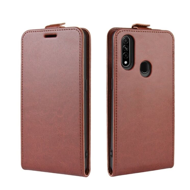 Чехол Deexe Flip Case для OPPO A31 - Brown: фото 2 из 8
