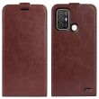 Чохол Deexe Flip Case для ZTE Blade A52 - Brown (305204Z)