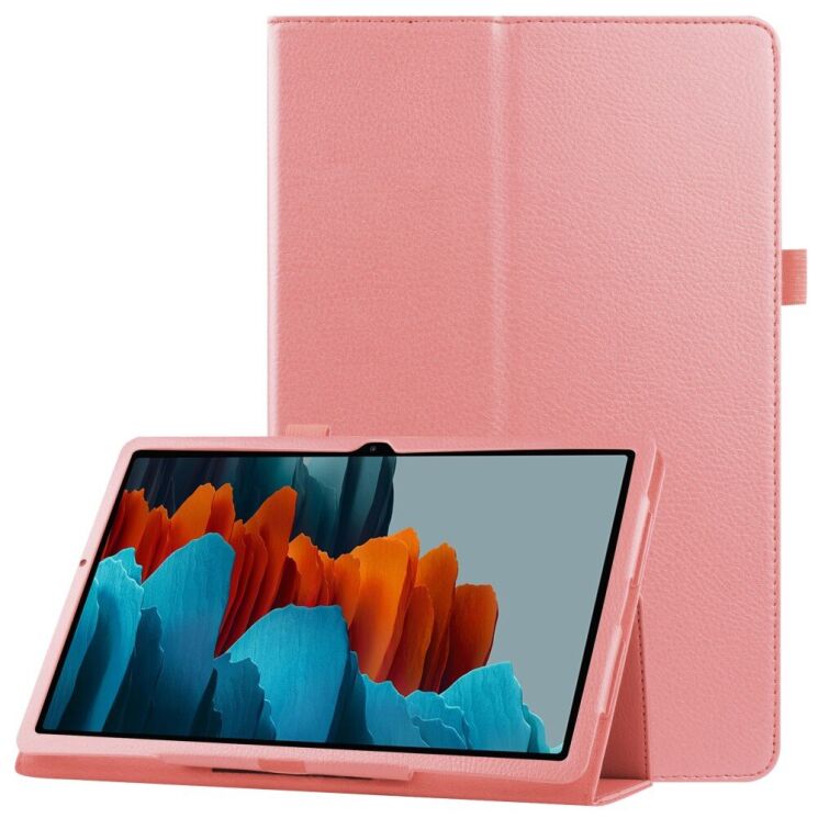 Чехол Deexe Folder Style для Samsung Galaxy Tab S7 (T870/875) / S8 (X700/706) - Pink: фото 1 из 7