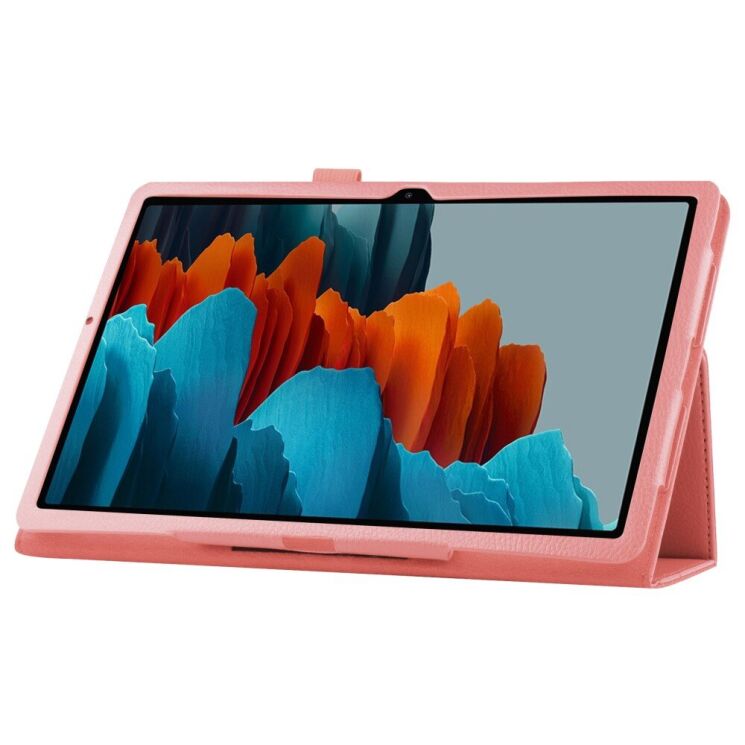Чехол Deexe Folder Style для Samsung Galaxy Tab S7 (T870/875) / S8 (X700/706) - Pink: фото 7 из 7