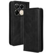 Чохол Deexe Retro Style для Infinix Note 40 Pro - Black (352009B)