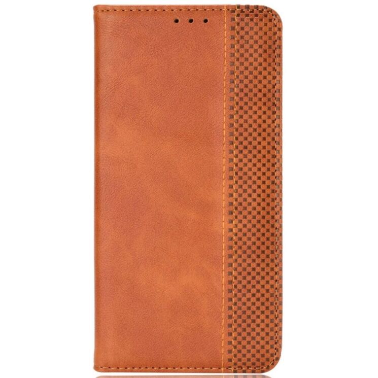 Чехол Deexe Retro Style для Motorola Edge 40 - Brown: фото 6 из 8