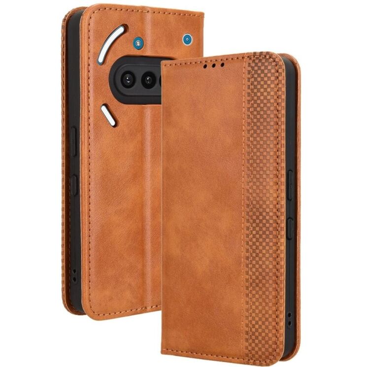 Чехол Deexe Retro Style для Nothing Phone (3a) - Brown: фото 8 из 19