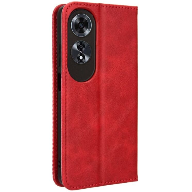 Чехол Deexe Retro Style для OPPO A60 - Red: фото 6 из 7
