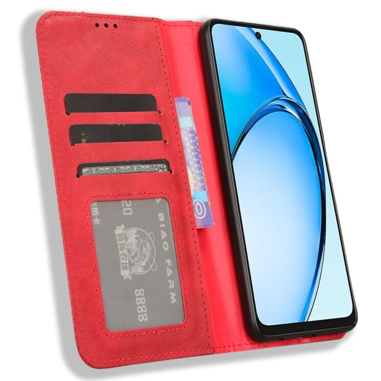 Чехол Deexe Retro Style для OPPO A60 - Red: фото 2 из 7