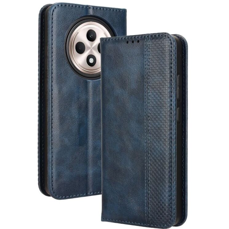 Чехол Deexe Retro Style для OPPO Reno 12 F/FS - Blue: фото 1 из 7