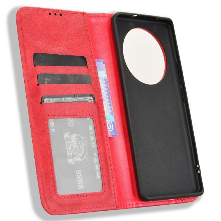 Чехол Deexe Retro Style для Realme 13 Plus - Red: фото 4 из 7