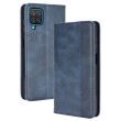 Чехол Deexe Retro Style для Samsung Galaxy A12 (A125) / A12 Nacho (A127) / M12 (M127) - Blue (260311L)