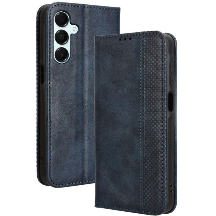 Чехол Deexe Retro Style для Samsung Galaxy A16 (A165) - Blue: фото 1 из 7