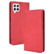 Чехол Deexe Retro Style для Samsung Galaxy A22 (A225) / M22 (M225) - Red (277527R)