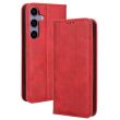 Чехол Deexe Retro Style для Samsung Galaxy S24 - Red (343573R)