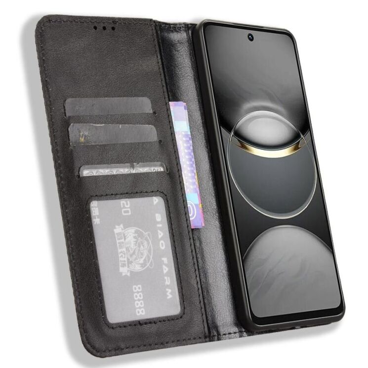 Чехол Deexe Retro Style для TECNO Spark 30 - Black: фото 2 из 8