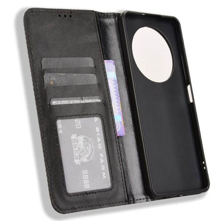 Чехол Deexe Retro Style для TECNO Spark 30 - Black: фото 4 из 8