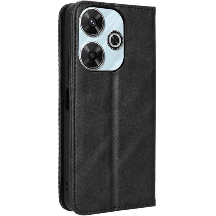 Чохол Deexe Retro Style для Xiaomi Redmi 13 - Black: фото 5 з 7