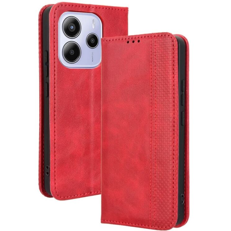 Чехол Deexe Retro Style для Xiaomi Redmi Note 14 4G - Red: фото 1 из 7