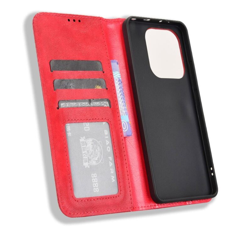 Чехол Deexe Retro Style для Xiaomi Redmi Note 14 4G - Red: фото 2 из 7