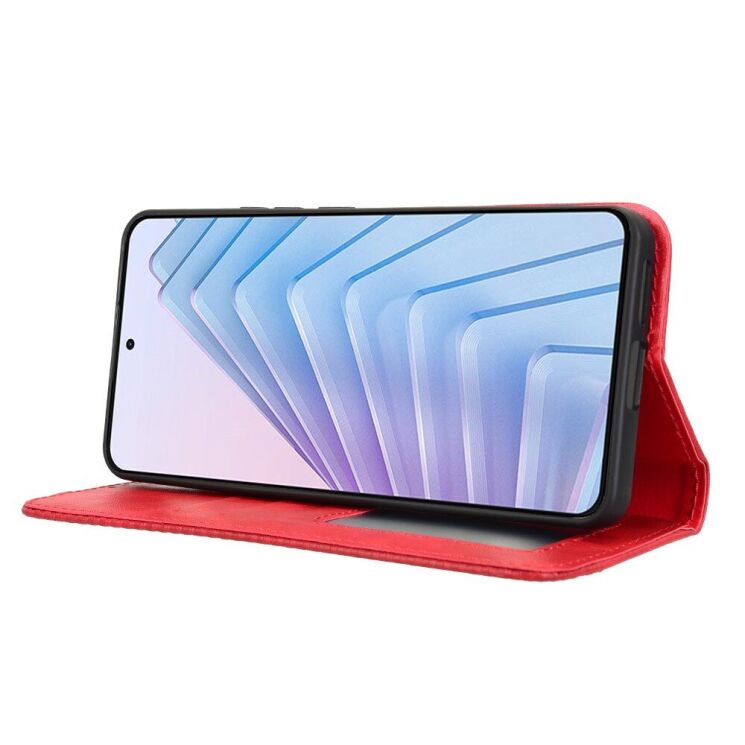 Чехол Deexe Retro Style для Xiaomi Redmi Note 14 4G - Red: фото 4 из 7