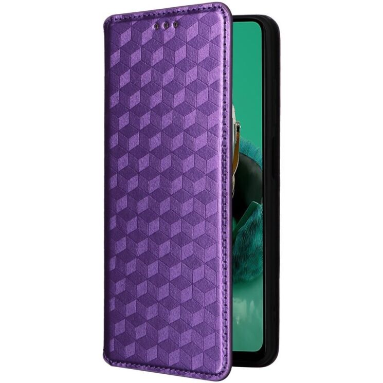 Чехол Deexe Rhombus Book для HMD Pulse / Pulse Pro / Pulse Plus - Purple: фото 6 из 9