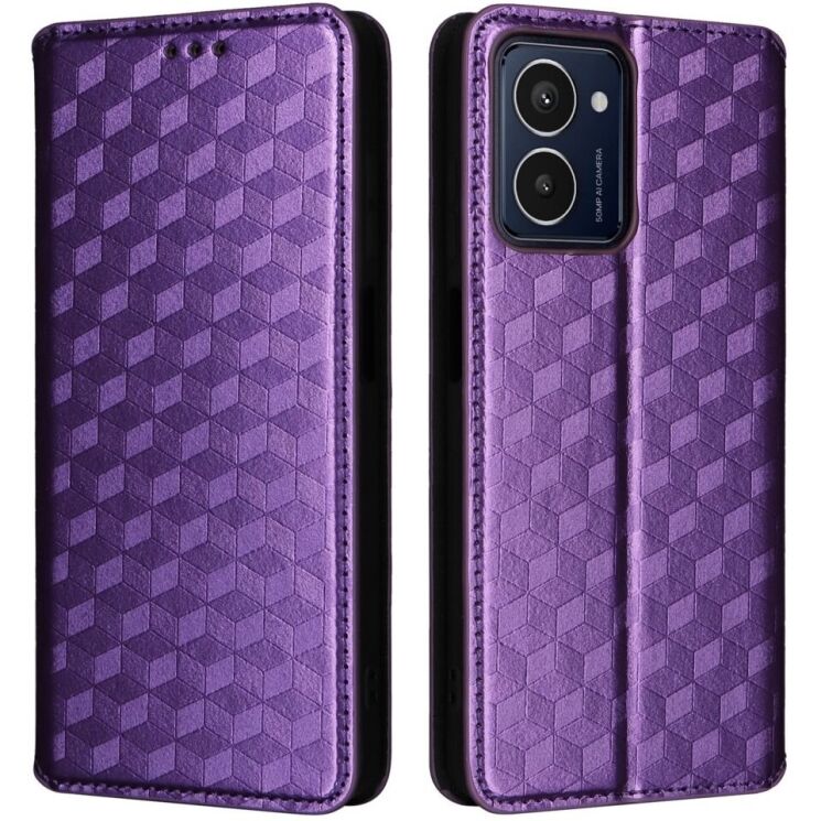 Чехол Deexe Rhombus Book для HMD Pulse / Pulse Pro / Pulse Plus - Purple: фото 1 из 9
