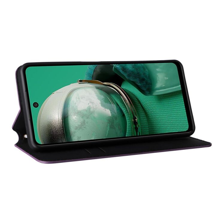 Чехол Deexe Rhombus Book для HMD Pulse / Pulse Pro / Pulse Plus - Purple: фото 3 из 9