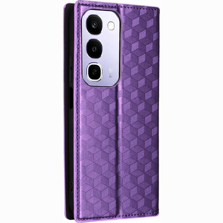 Чохол Deexe Rhombus Book для Realme C100i - Purple: фото 7 з 7
