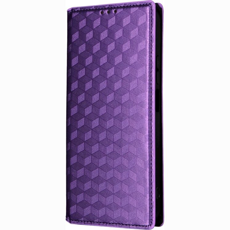 Чохол Deexe Rhombus Book для Realme C100i - Purple: фото 6 з 7
