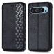 Чехол Deexe Rhombus Wallet для Google Pixel 11 / 11 Pro - Black (425517B). Фото 1 из 9