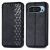 Чохол Deexe Rhombus Wallet для Google Pixel 11 / 11 Pro - Black: фото 1 з 9