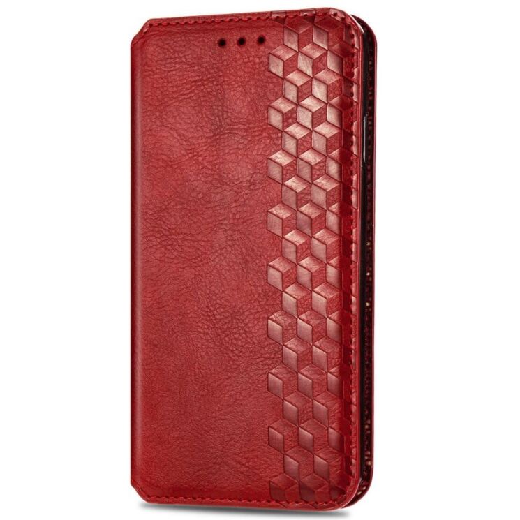 Чехол Deexe Rhombus Wallet для HMD Skyline - Red: фото 4 из 9