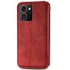 Чехол Deexe Rhombus Wallet для HMD Skyline - Red (365816R). Фото 5 из 9
